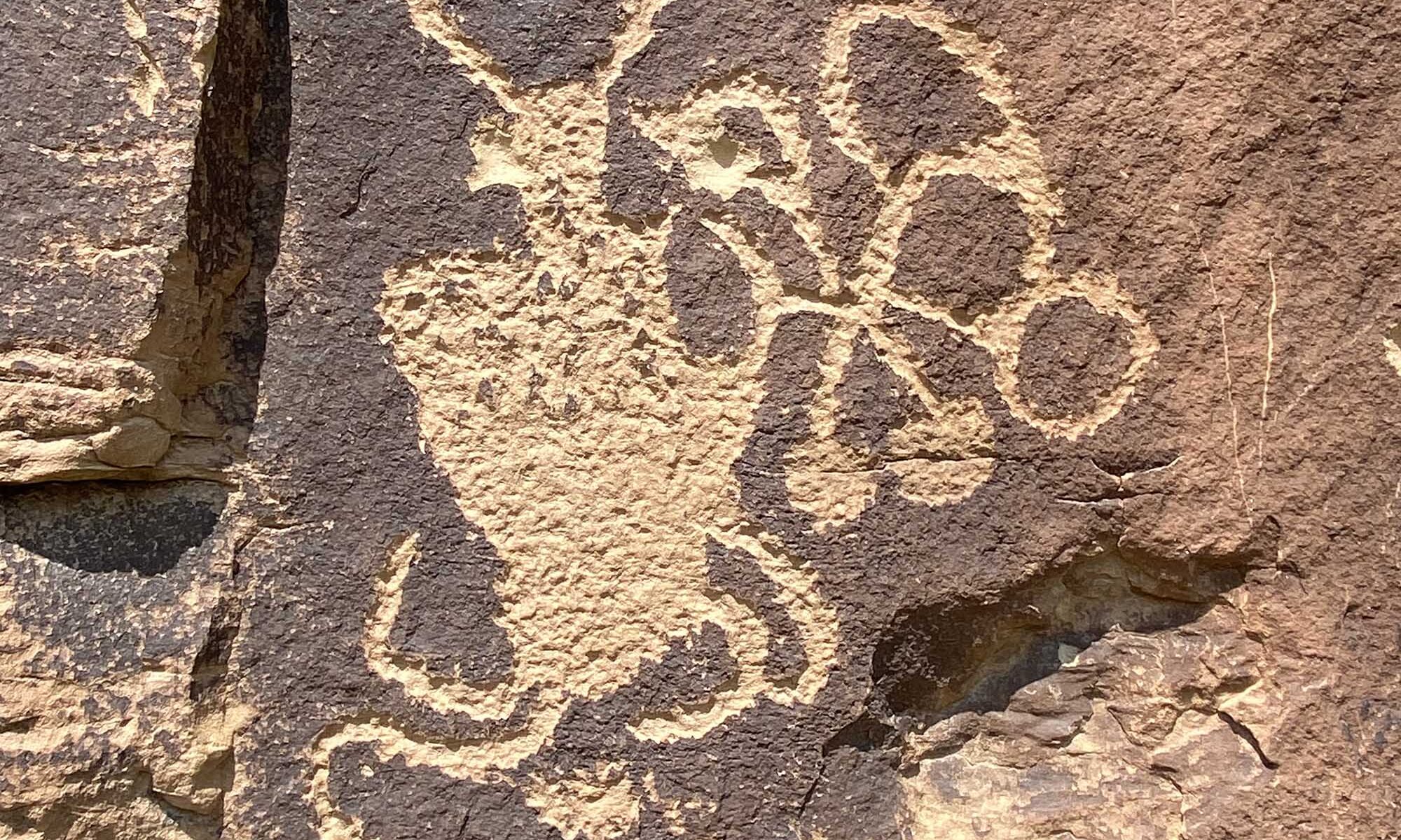 Petroglyph from nine-mile canyon